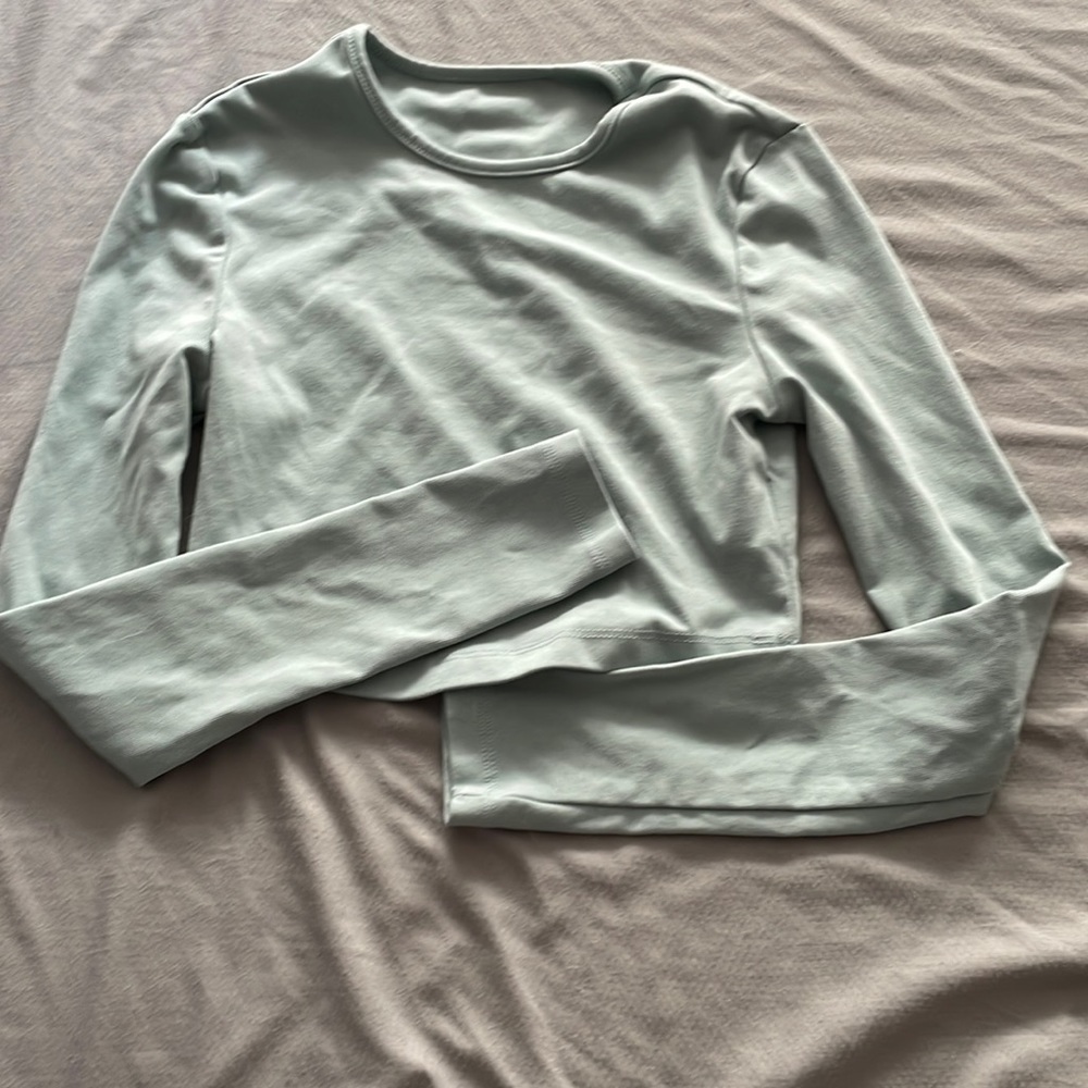 cropped long sleeve SHEIN